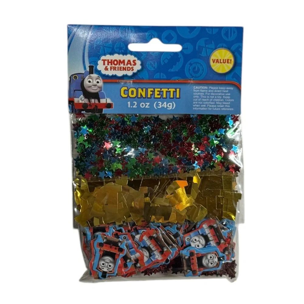 DesignWare Thomas & Friends themed confetti pack brand new in package never used